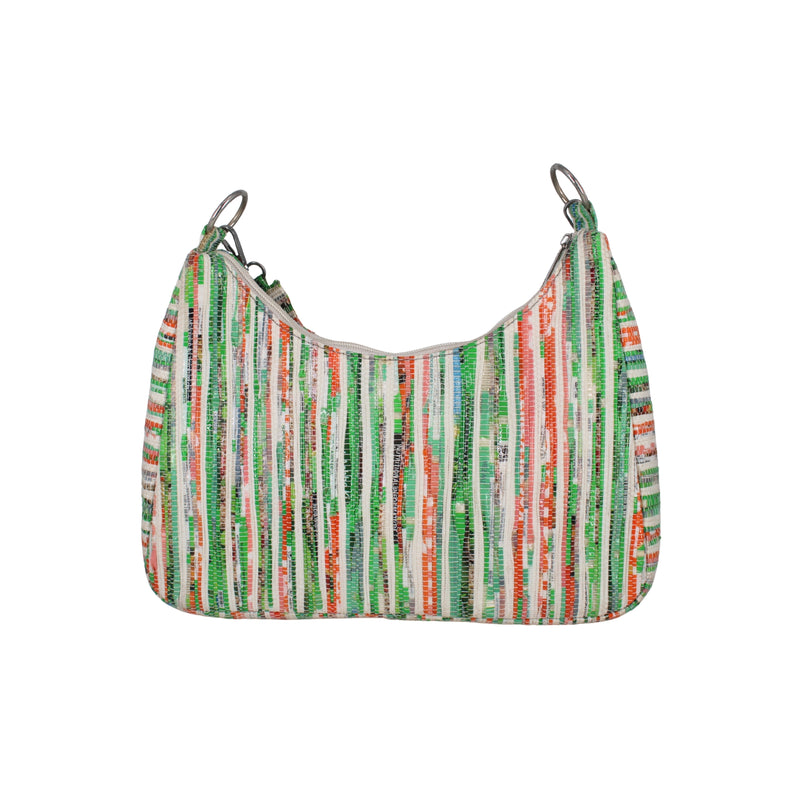 Upcycled Baguette Bag (BGT0038) | Sustainable Handbag for Women