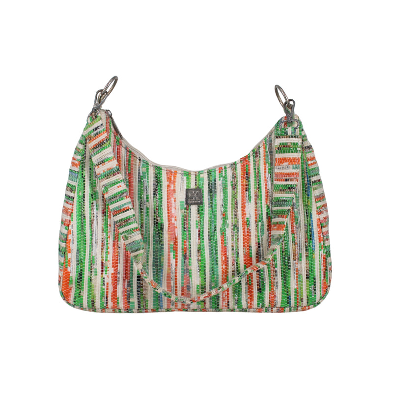 Upcycled Baguette Bag (BGT0038) | Sustainable Handbag for Women