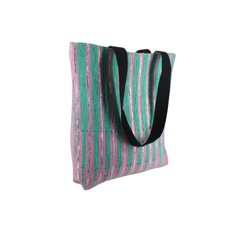 Classic Tote Designer (CTD0045) | Upcycled Handcrafted by Artisans
