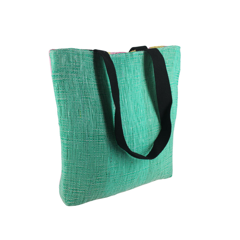 Classic Tote Designer (CTD0049) | Upcycled Handcrafted by Artisans