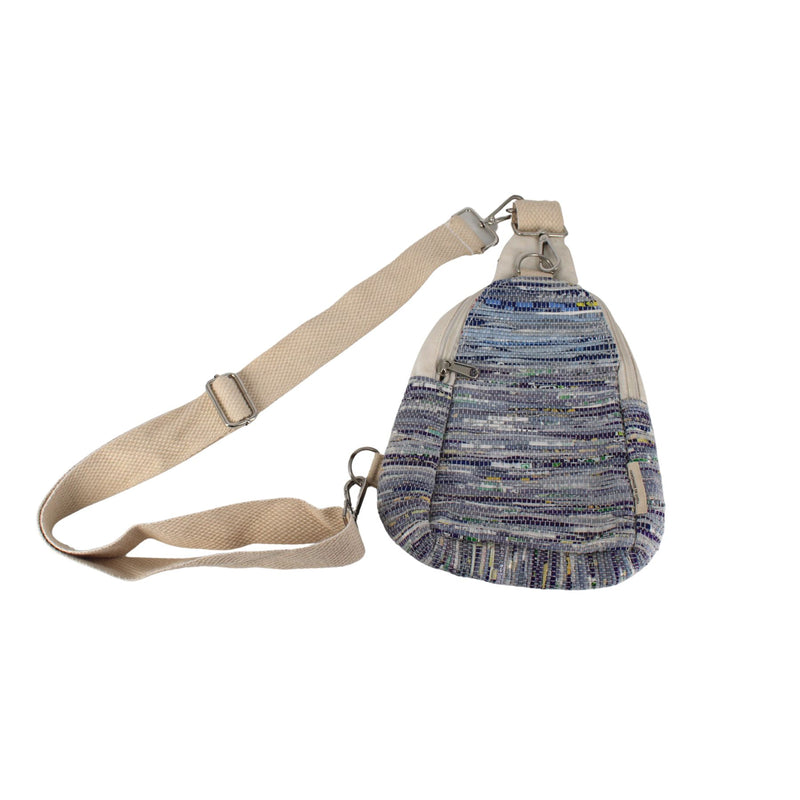 Upcycled Handwoven Shoulder Crossbody Bag (SCB0043)