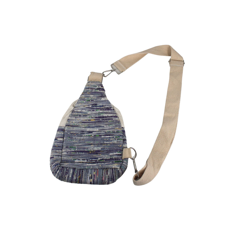 Upcycled Handwoven Shoulder Crossbody Bag (SCB0043)