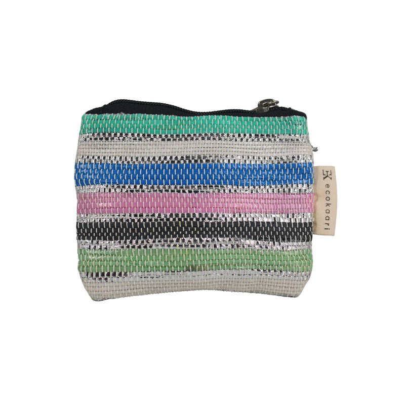 Upcycled Handwoven Coin Pouch (CP0040)