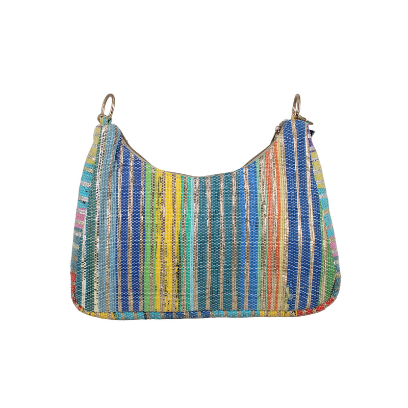 Upcycled Baguette Bag (BGT0037) | Sustainable Handbag for Women