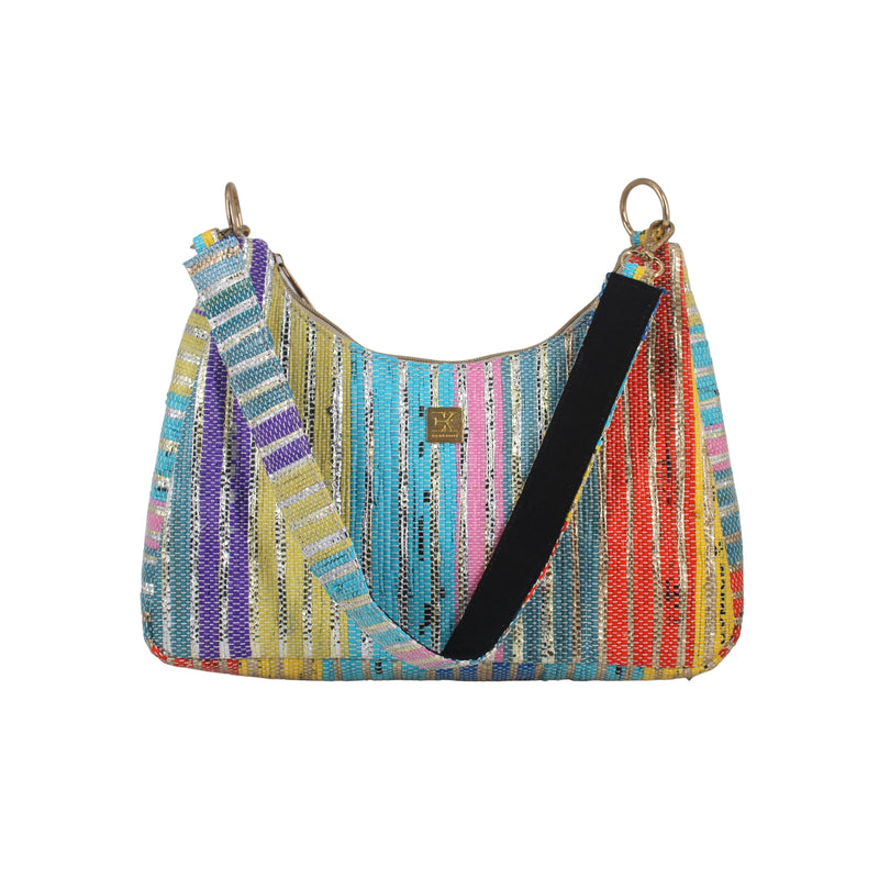 Upcycled Baguette Bag (BGT0037) | Sustainable Handbag for Women