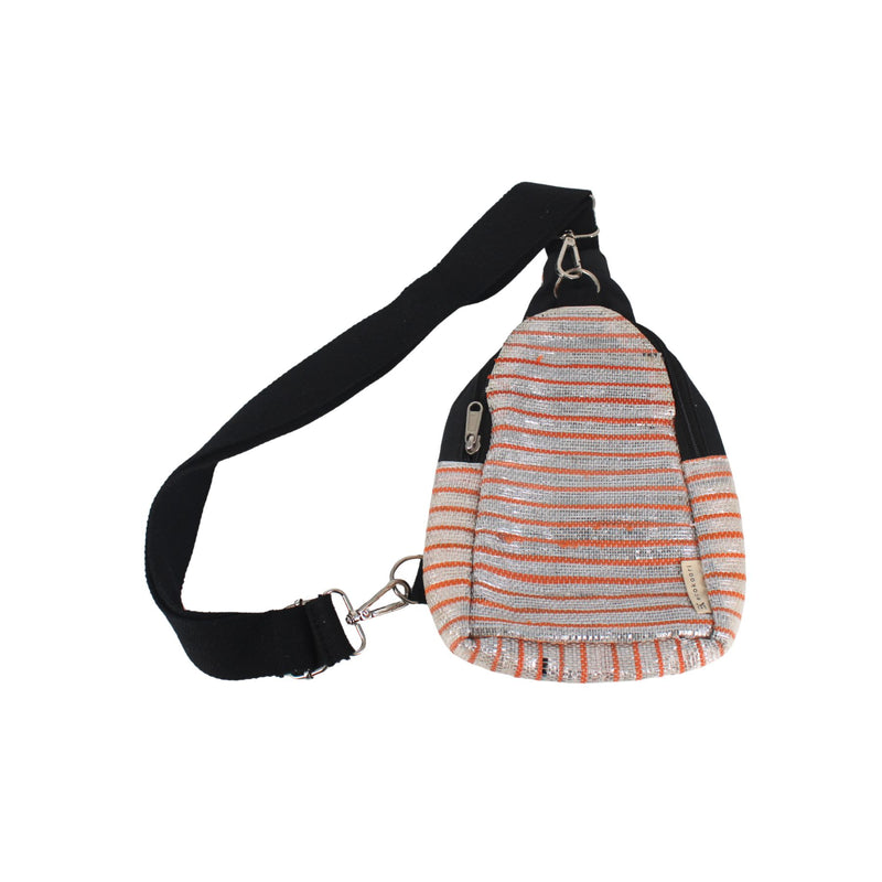 Upcycled Handwoven Shoulder Crossbody Bag (SCB0044)
