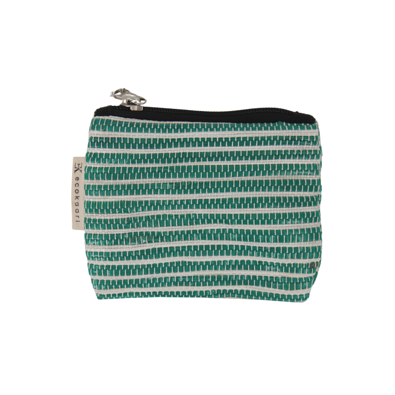 Upcycled Handwoven Coin Pouch (CP0017)