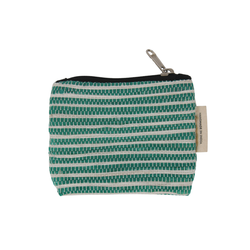 Upcycled Handwoven Coin Pouch (CP0017)