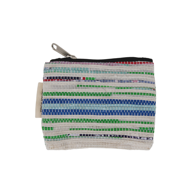 Upcycled Handwoven Coin Pouch (CP0015)
