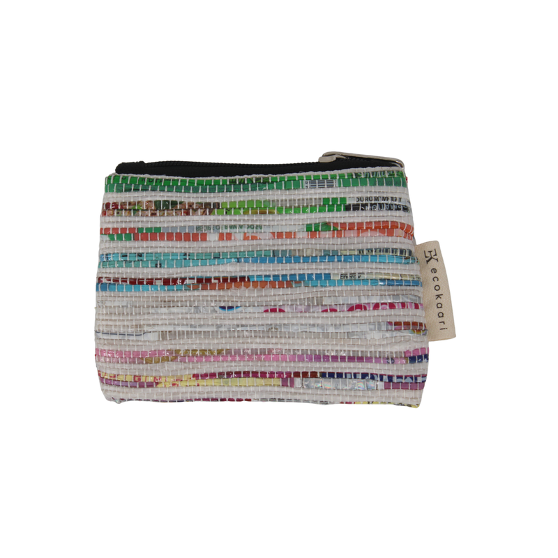 Upcycled Handwoven Coin Pouch (CP0019)