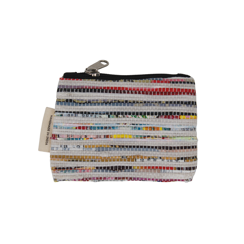 Upcycled Handwoven Coin Pouch (CP0018)