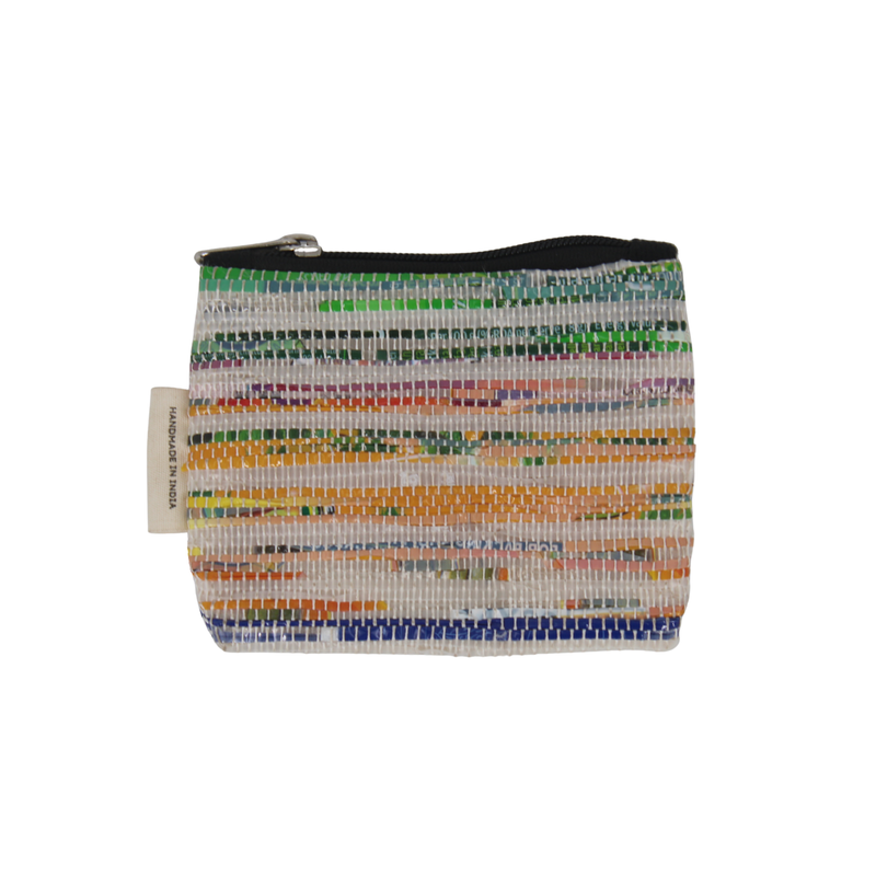 Upcycled Handwoven Coin Pouch (CP0019)