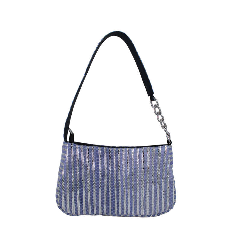 Upcycled Mini Baguette Bag (MBGT0014) | Sustainable Handbag for Women