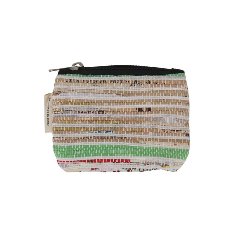 Upcycled Handwoven Coin Pouch (CP0010)