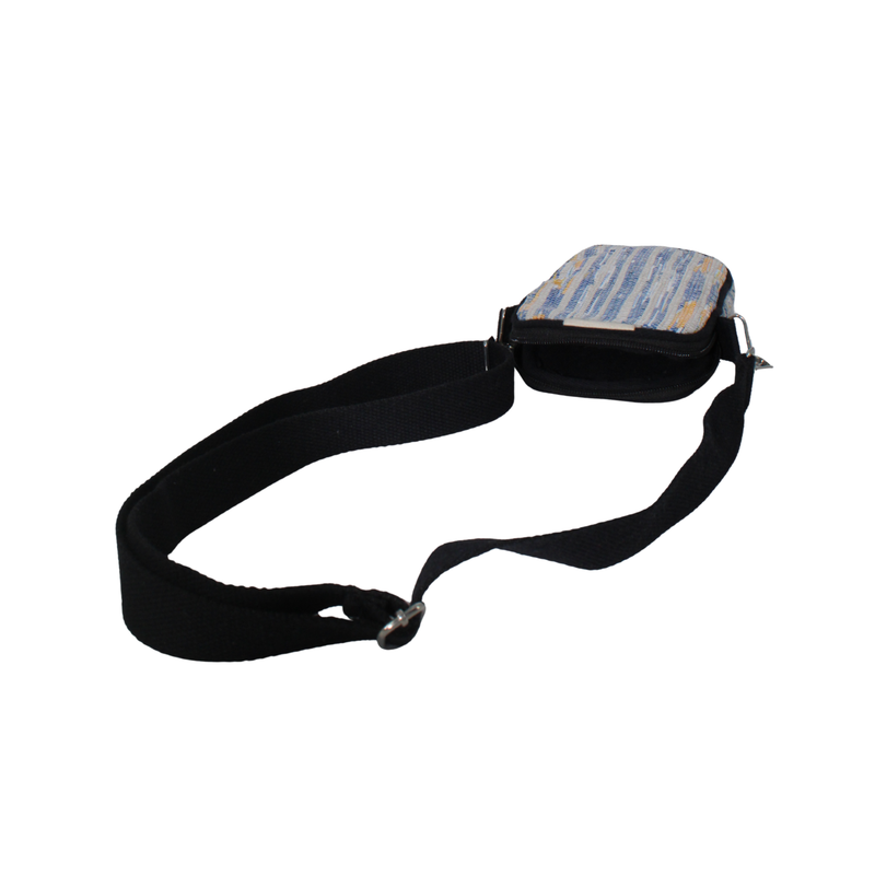 Upcycled Mobile Sling Bag (MSB0015) | Handwoven from Waste Plastic