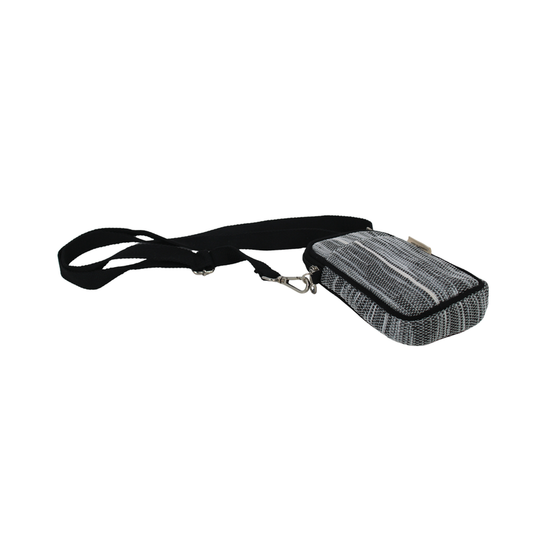 Upcycled Mobile Sling Bag (MSB0017) | Handwoven from Waste Plastic