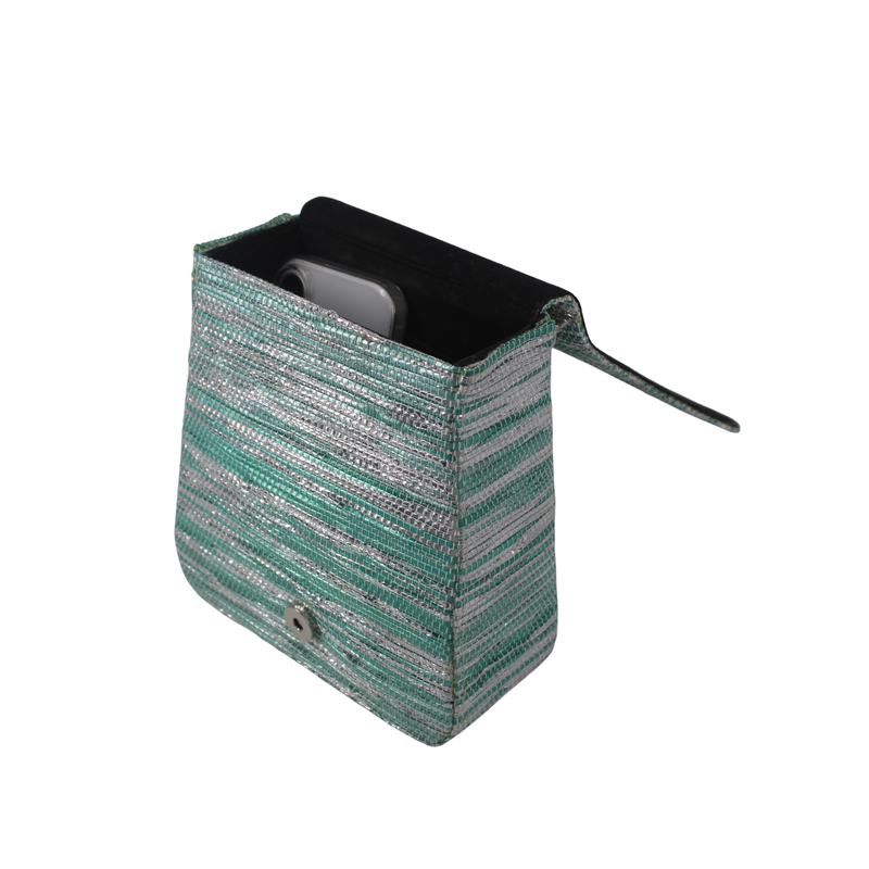 Upcycled EK Wristlet (WC0026) | Handcrafted Clutch Bag for Women