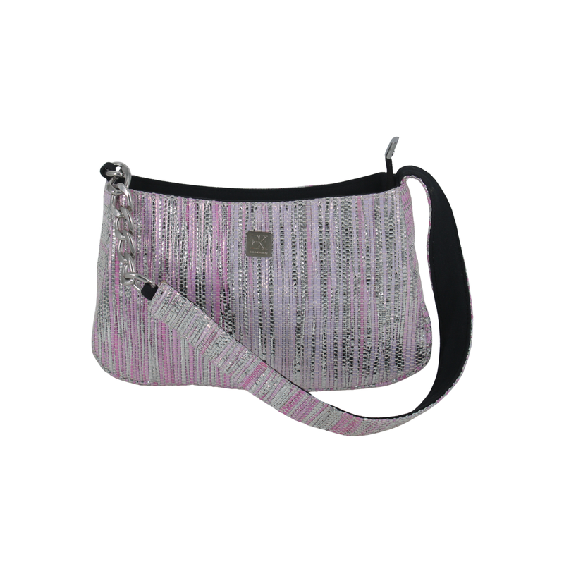 Upcycled Mini Baguette Bag (MBGT0015) | Sustainable Handbag for Women