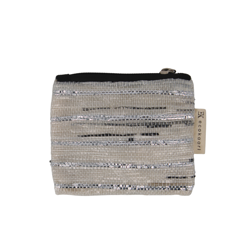 Upcycled Handwoven Coin Pouch (CP0020) back side