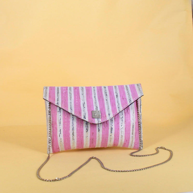 Upcycled Envelope Clutch Sling (ECS0025) | Handcrafted from Plastic Waste