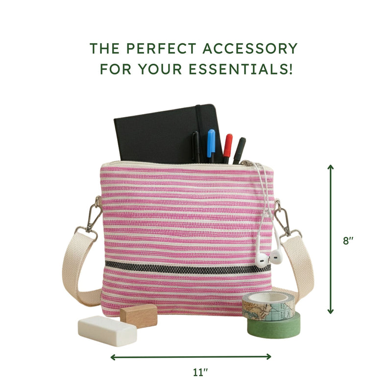 Upcycled 3-in-1 Sling Bag (3SB0020) | Handcrafted Crossbody
