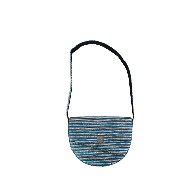 Upcycled Crescent Bag (CB0010) | Handcrafted Sling Bag