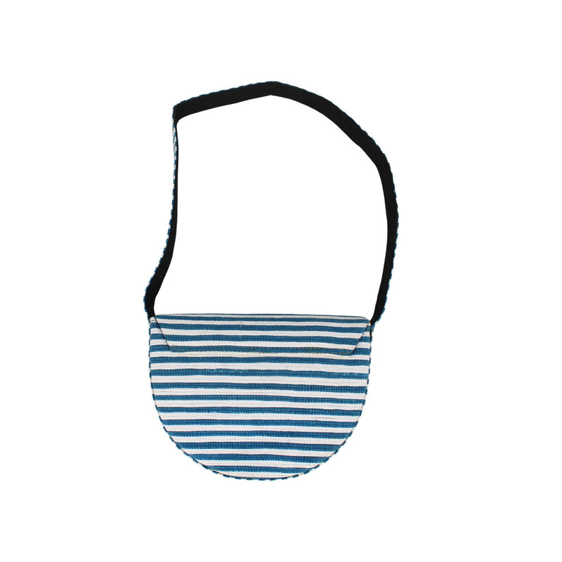Upcycled Crescent Bag (CB0011) | Handcrafted Sling Bag