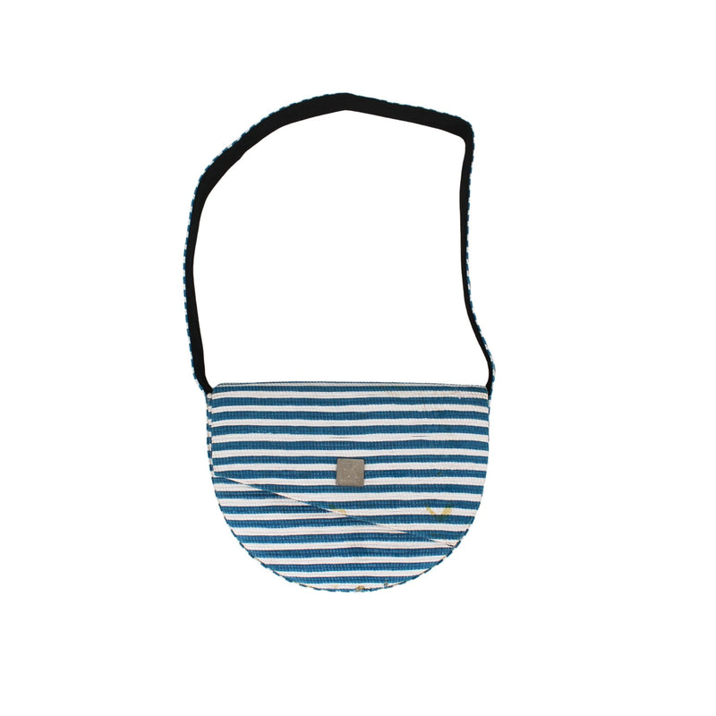 Upcycled Crescent Bag (CB0011) | Handcrafted Sling Bag