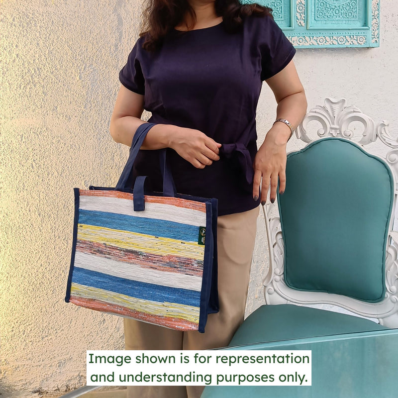 Upcycled Book Tote Bag (BT0058) | Handcrafted by Artisans