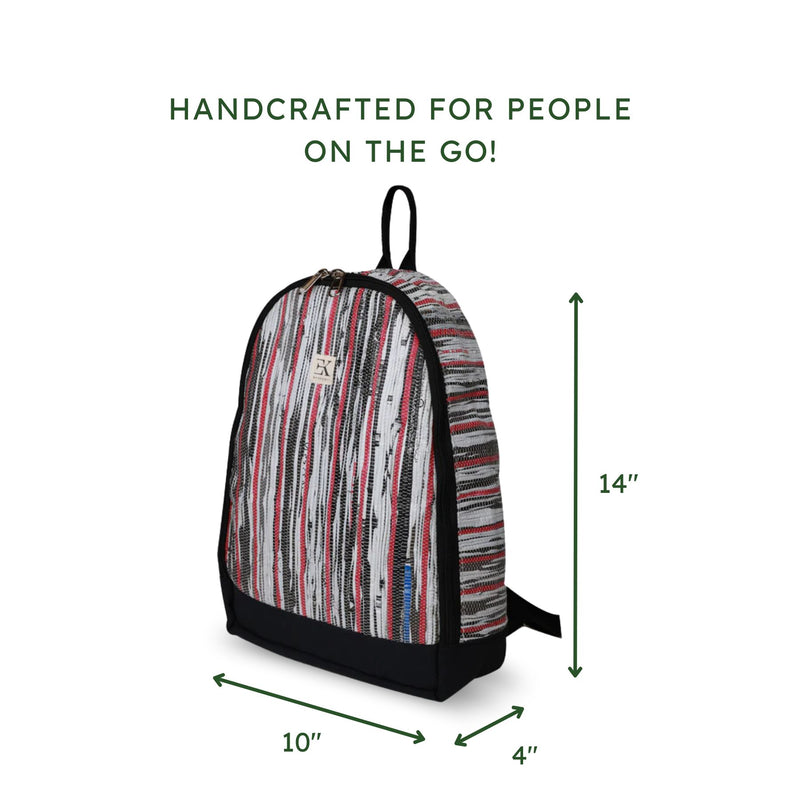 eko Classic Day Backpack (CDB0025) | Upcycled & Handcrafted