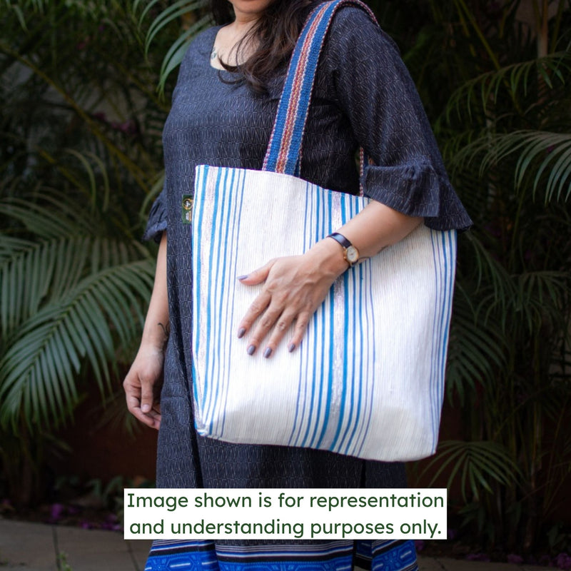 Upcycled Classic Tote (CT0283) | Handcrafted by Artisans