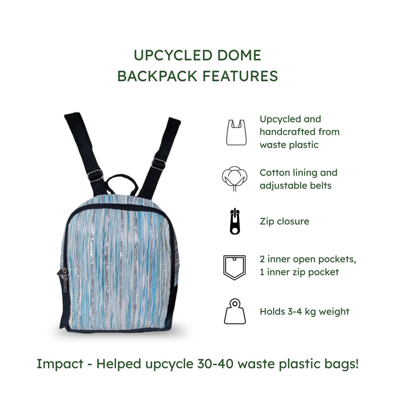 Upcycled Dome Backpack (DB0007)