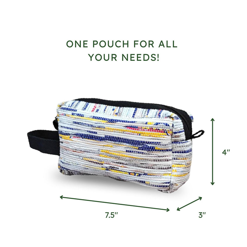 Upcycled Dopp Kit (DK0013) | Eco-Friendly Travel Pouch