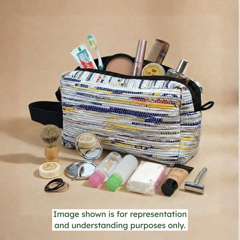 Upcycled Dopp Kit (DK0013) | Eco-Friendly Travel Pouch
