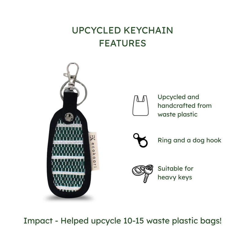 EcoKaari  Keychain (KC0070) | Upcycled by waste plastic