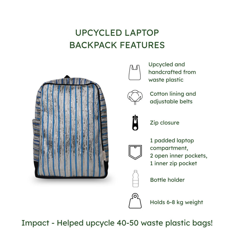 Sustainable Laptop Backpack (LBP0030) | Handcrafted by Artisans
