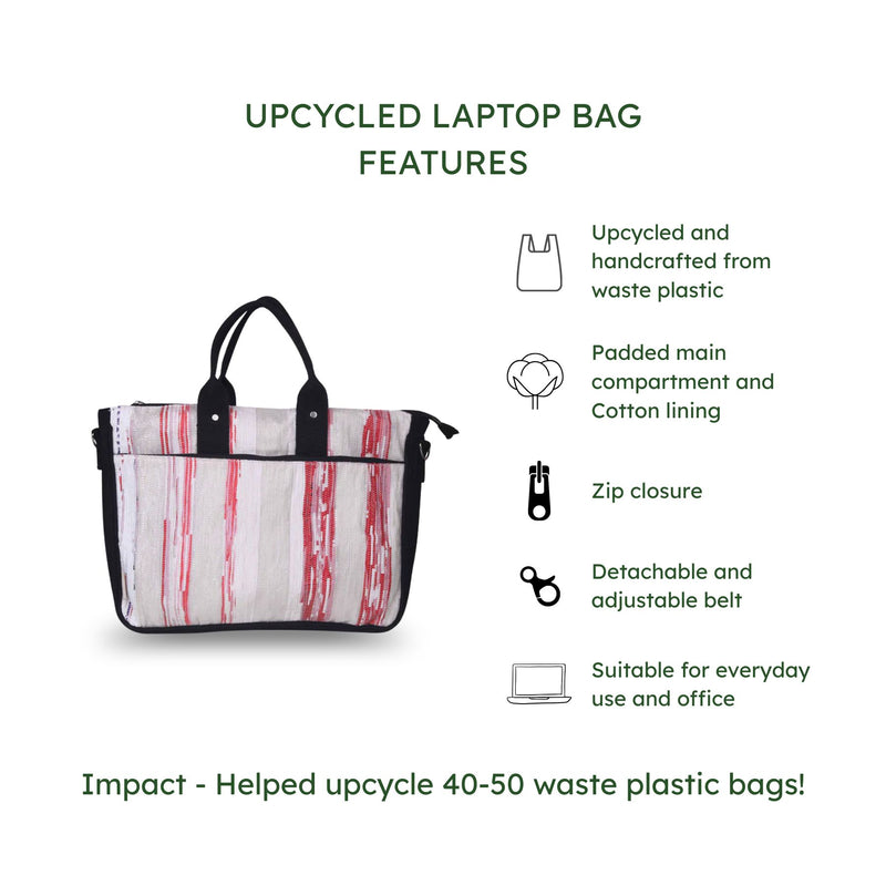 Upcycled Laptop Bag 16 Inch (LB0122) | Handmade for Office & College