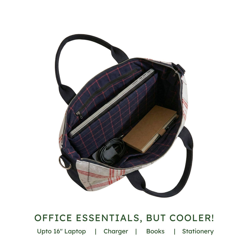 Upcycled Laptop Bag 16 Inch (LB0122) | Handmade for Office & College