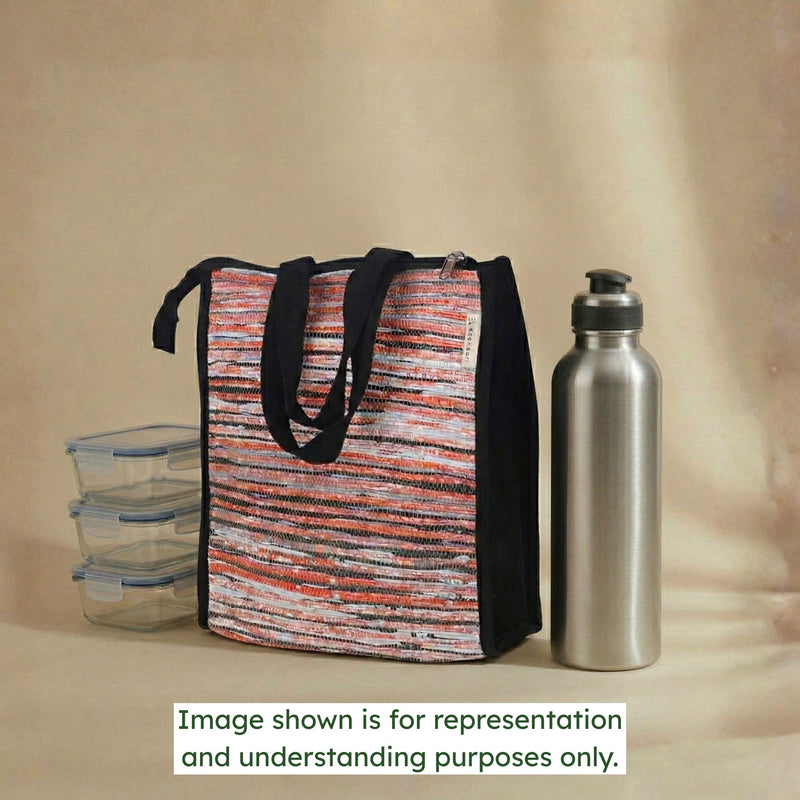 Upcycled Handcrafted Lunch Bag (LCB0050)