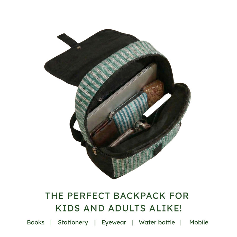 Sustainable Mini  Backpack - convertible (MBC0046) | Handcrafted by Artisans