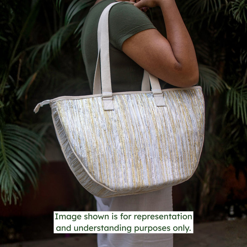 Upcycled Handcrafted Moon Bag (MB0040)