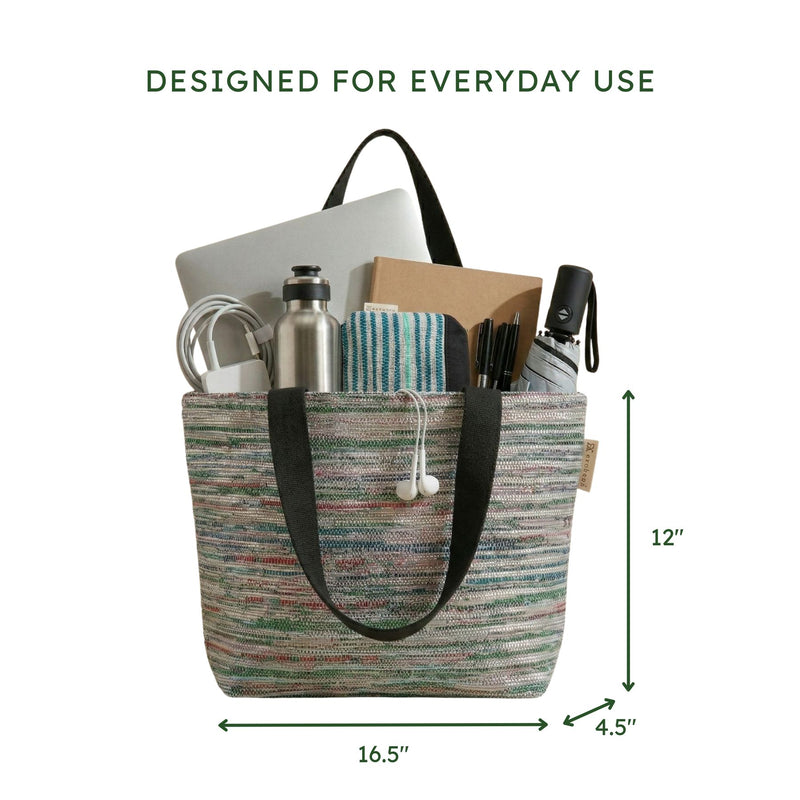 Upcycled Handcrafted Shopper Tote (ST0002)