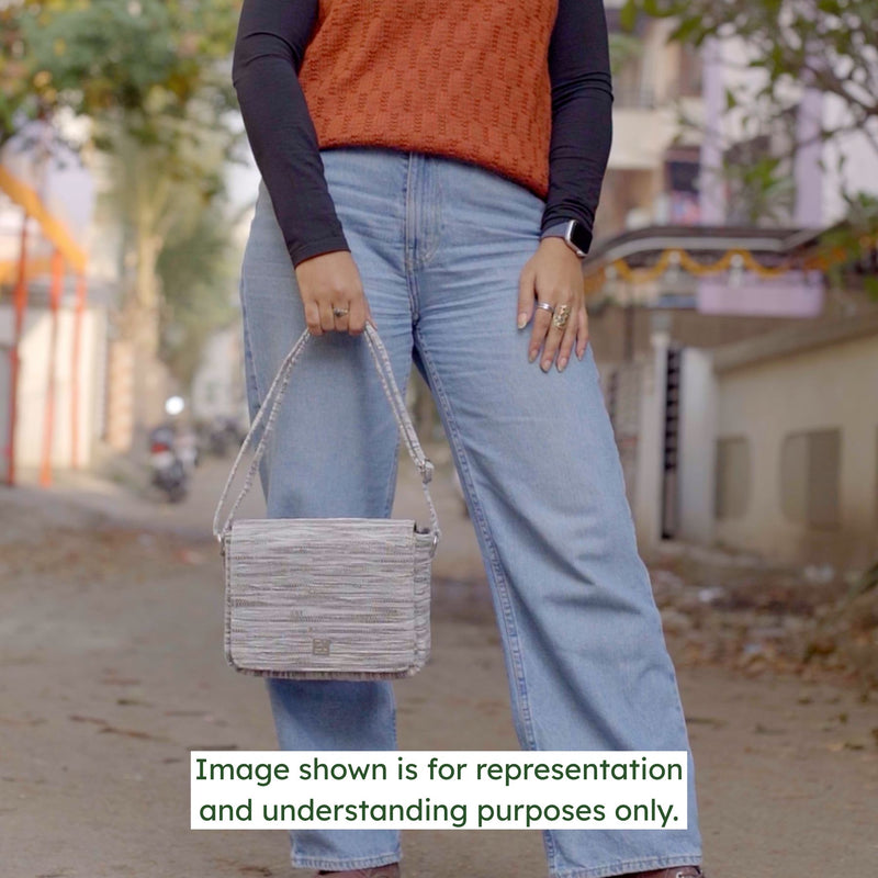 Upcycled Sling Bag (SB0056) | Handcrafted Crossbody Bag