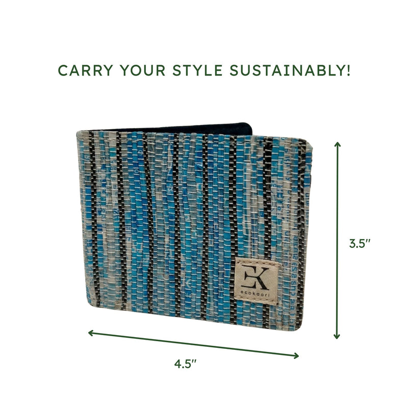 Upcycled Handcrafted  Wallet (UW0033) | Eco-Friendly, Unisex & Compact
