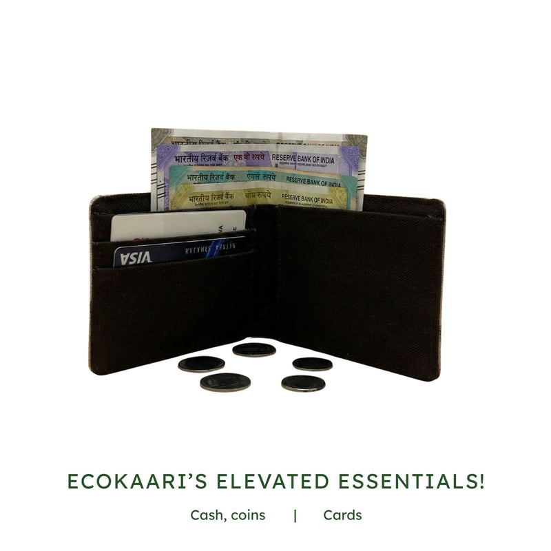 Upcycled Handcrafted  Wallet (UW0033) | Eco-Friendly, Unisex & Compact