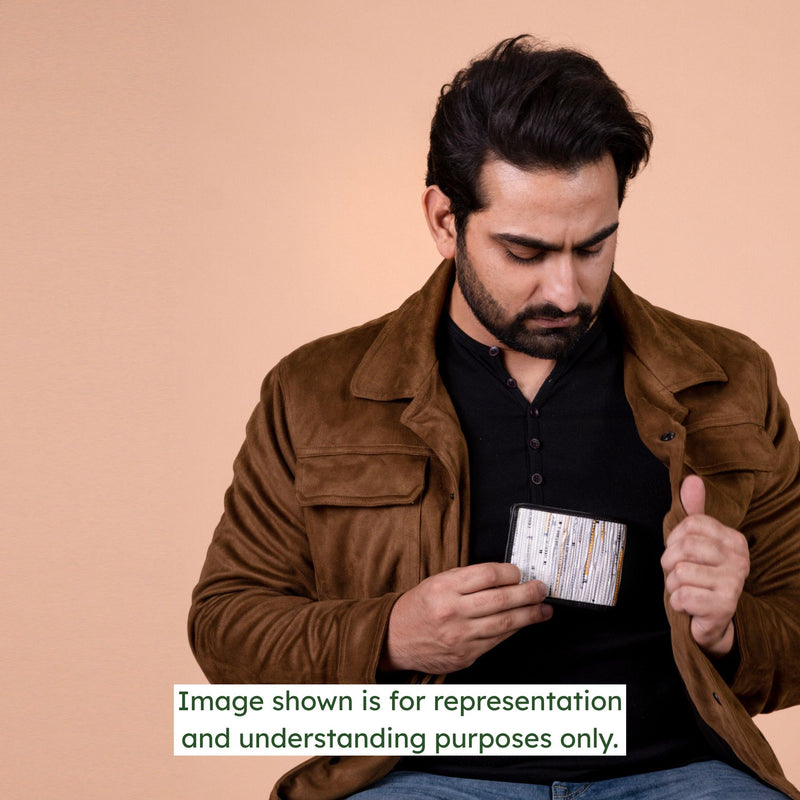 Upcycled Handcrafted  Wallet (UW0033) | Eco-Friendly, Unisex & Compact