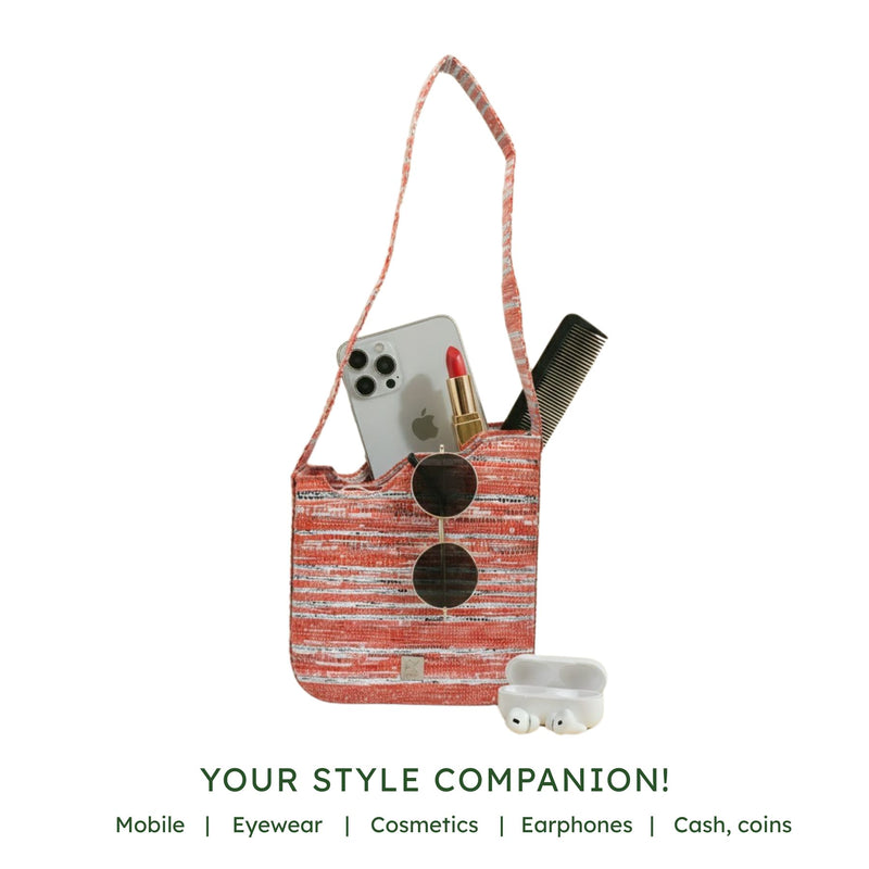 Upcycled  Wave Bag (WB0009) | Handcrafted by Artisans