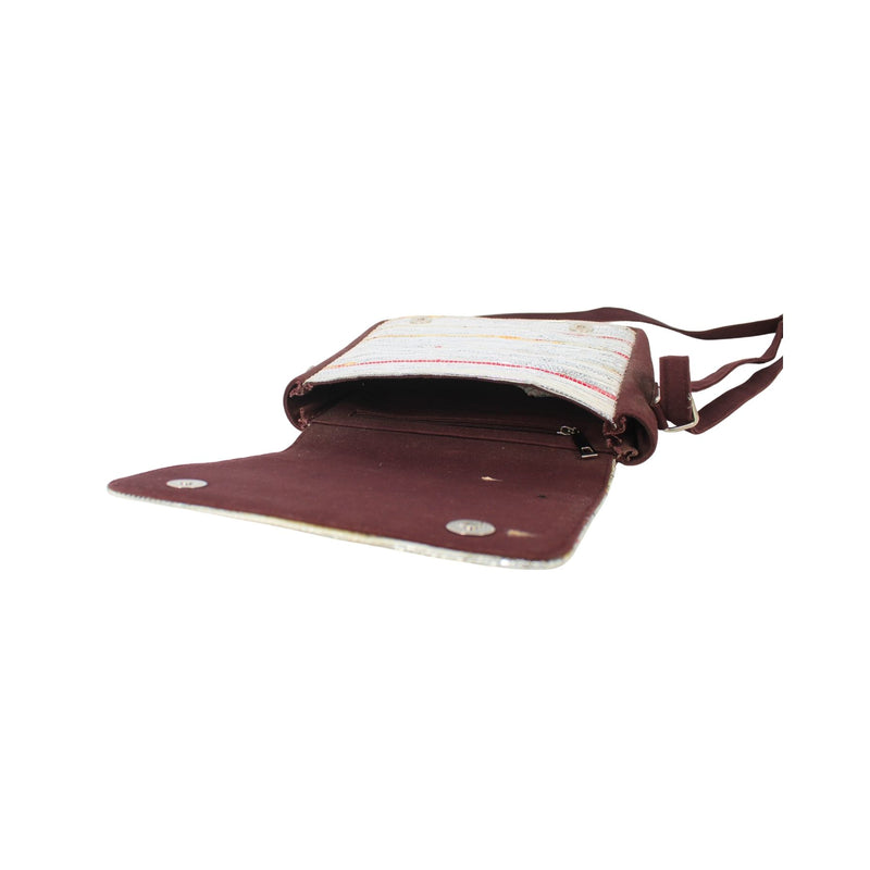 Upcycled Sling Bag (SB0033) | Handcrafted Crossbody Bag