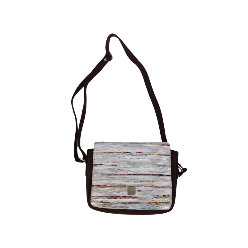 Upcycled Sling Bag (SB0033) | Handcrafted Crossbody Bag