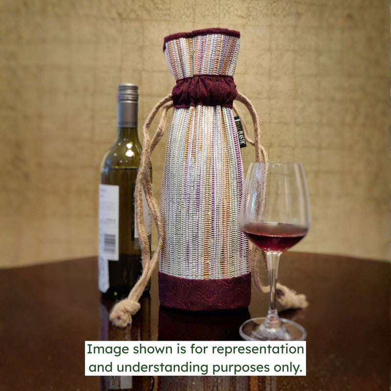 Upcycled Wine/Water Bottle Cover (WNBC0015)